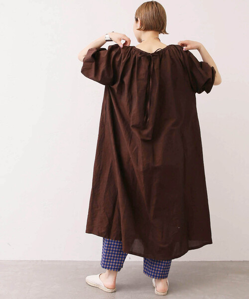 journal standard luxe フラワーローンギャザーワンピース JOURNAL STANDARD LUXE（ジャーナルスタンダード ラックス）の