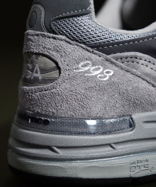 NEW BALANCE（ニューバランス）の「Made in USA 993（スニーカー・メンズ・グレー・28.5cm/27.5cm/27.0cm/26.5cm/26.0cm/25.5cm/25.0cm/29.0cm/28.0cm）」の8枚目の写真