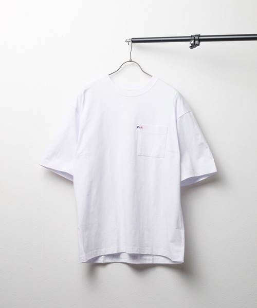 B.I.D.(ビーアイディー)の「《刺繍ショートスリーブ ポケットTシャツ(Tシャツ/カットソー・レディース・ホワイト系1/ホワイト系2/ブラック系1/ブラック系2/ブルー系/ベージュ・LARGE/MEDIUM)」の2枚目の写真