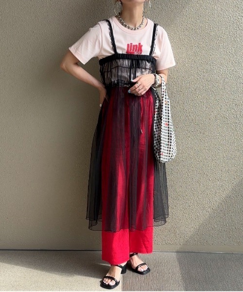 feepur by saya（フェピュールバイサヤ）の「【XSサイズあり】ベイカーリネンイージーパンツ（その他パンツ・レディース・グレー/レッド/ピンク・MEDIUM/X-SMALL）」の22枚目の写真