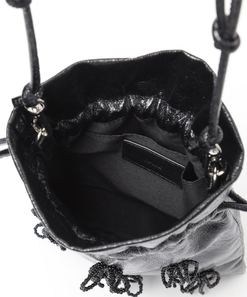 HARE（ハレ）の「リボンキンチャクミニバッグ(HARE)（ショルダーバッグ・レディース・シルバー/ブラック・FREE）」の18枚目の写真