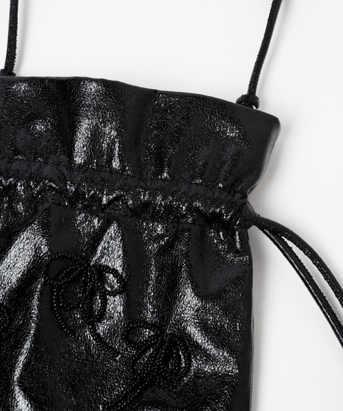 HARE（ハレ）の「リボンキンチャクミニバッグ(HARE)（ショルダーバッグ・レディース・シルバー/ブラック・FREE）」の20枚目の写真