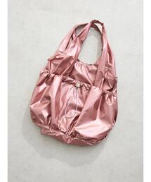 andmikka ドロストバルーンメタリックトート