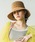 ORIENT MILLINERY�i�I���G���g �~���i���[�j�́uRAFFI�y�̨�z���t�B�A���ܕ҂݃x���n�b�g�i�n�b�g�j�v�b���J