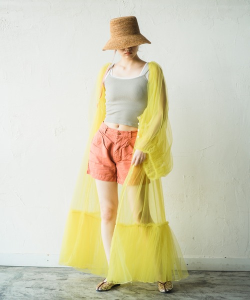 ORIENT MILLINERY（オリエント ミリナリー）の「RAFFI【ﾗﾌｨ】ラフィアこま編みベルハット（ハット・レディース・ナチュラル/モカ・FREE）」の22枚目の写真