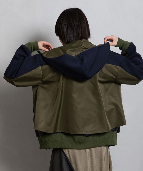 MARECHAL TERRE（マルシャルテル）の「MA-1 フーディーブルゾン