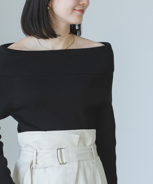 セール】《追加》オフショルニット 3（ニット/セーター）｜NOBLE