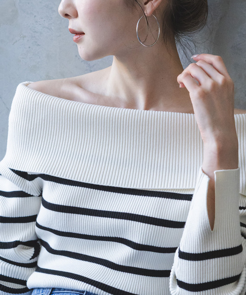 Noble（ノーブル）の「《追加》オフショルニット 3（ニット/セーター