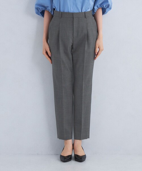 green label relaxing(グリーンレーベルリラクシング)の「カチリラ テーパード パンツ ◇No01◇ -ウォッシャブル・ストレッチ・防シワ-(スラックス・レディース・ベージュ/その他1/ネイビー・34/36/42/38/40/44/46)」の13枚目の写真