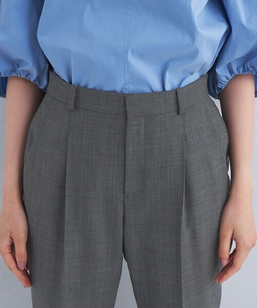 green label relaxing(グリーンレーベルリラクシング)の「カチリラ テーパード パンツ ◇No01◇ -ウォッシャブル・ストレッチ・防シワ-(スラックス・レディース・ベージュ/その他1/ネイビー・34/36/42/38/40/44/46)」の16枚目の写真