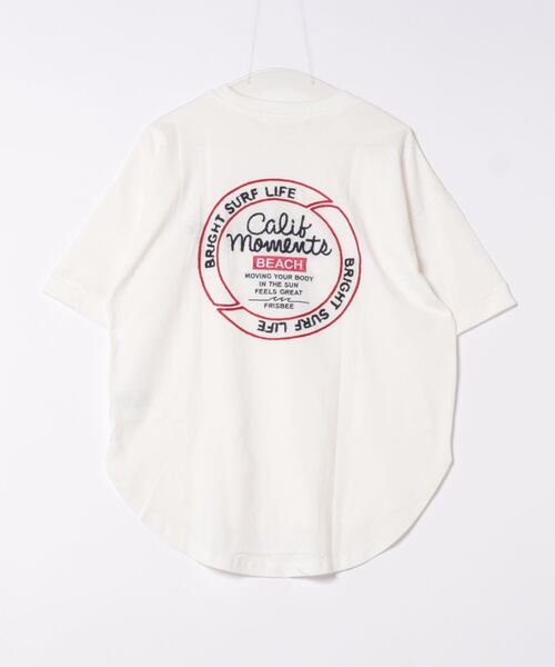 anap mimpi(アナップミンピ)の「サーフ サークル刺繍 コットン ビッグ Tシャツ 半袖(Tシャツ/カットソー・レディース・ダークグレー/オフホワイト・FREE)」の20枚目の写真
