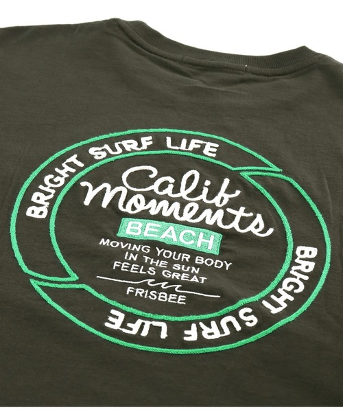 anap mimpi(アナップミンピ)の「サーフ サークル刺繍 コットン ビッグ Tシャツ 半袖(Tシャツ/カットソー・レディース・ダークグレー/オフホワイト・FREE)」の19枚目の写真