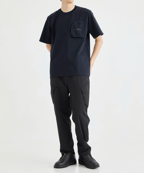 WHITE MOUNTAINEERING（ホワイトマウンテニアリング）の「【White Mountaineering / ホワイトマウンテニアリング】ZIP POCKET T-SHIRT（Tシャツ/カットソー・メンズ・ネイビー/ブラック・1/3/2）」の3枚目の写真