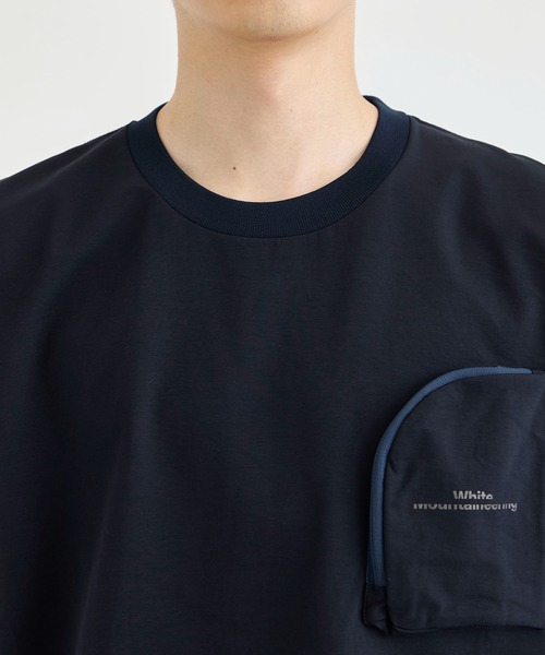 WHITE MOUNTAINEERING（ホワイトマウンテニアリング）の「【White Mountaineering / ホワイトマウンテニアリング】ZIP POCKET T-SHIRT（Tシャツ/カットソー・メンズ・ネイビー/ブラック・1/3/2）」の7枚目の写真