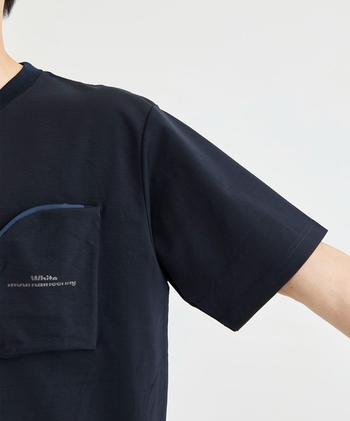 WHITE MOUNTAINEERING（ホワイトマウンテニアリング）の「【White Mountaineering / ホワイトマウンテニアリング】ZIP POCKET T-SHIRT（Tシャツ/カットソー・メンズ・ネイビー/ブラック・1/3/2）」の10枚目の写真