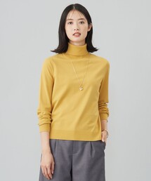 J.PRESS - 【J.PRESS】ジェイプレス　イエロー　黄色　M　ニット　長袖　トップス　Vネックニット　Vネック　ボーダー J.PRESS｜ジェイプレスのニット/セーター（イエロー/黄色系
