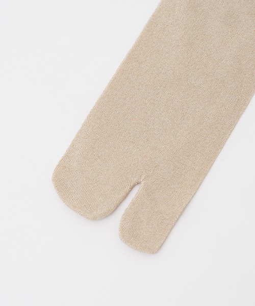 COLONY 2139（コロニートゥーワンスリーナイン）の「ラメ足袋ソックス(20cm丈)（ソックス/靴下・レディース・ブラック/ベージュ・23-25）」の12枚目の写真