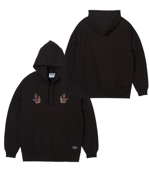 DOUBLE STEAL(ダブルスティール)の「スワローワッペン 裏パイルパーカー(パーカー・メンズ・グリーン系1/ブラック・LARGE/X-LARGE/MEDIUM)」の16枚目の写真