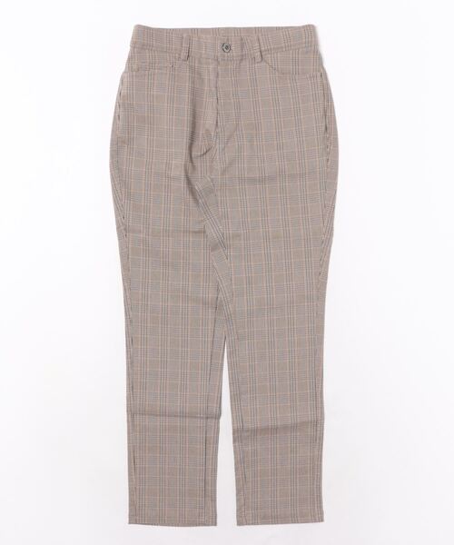 BELLUNA PLUS（ベルーナ）の「ウルトラ美脚！ストレッチパンツ６８丈（その他パンツ・レディース・ブラック系/チャコール/インディゴブルー/チェック/ベージュ系/ネイビー系/グレー系/ブラック系その他/グレー系その他/ブラック系その他2/ブラウン系/ブラック・X-LARGE/LARGE/MEDIUM/SMALL）」の9枚目の写真