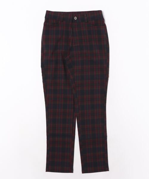 BELLUNA PLUS（ベルーナ）の「ウルトラ美脚！ストレッチパンツ６８丈（その他パンツ・レディース・ブラック系/チャコール/インディゴブルー/チェック/ベージュ系/ネイビー系/グレー系/ブラック系その他/グレー系その他/ブラック系その他2/ブラウン系/ブラック・X-LARGE/LARGE/MEDIUM/SMALL）」の11枚目の写真