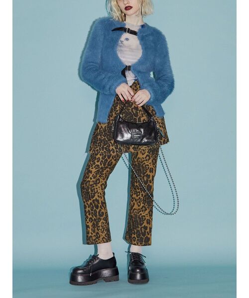 jouetie（ジュエティ）の「シャギーニットベルトカーディガン（カーディガン/ボレロ・レディース・グレー/ブルー/アイボリー・MEDIUM）」の18枚目の写真