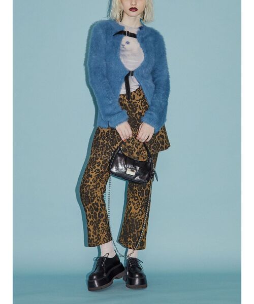 jouetie（ジュエティ）の「シャギーニットベルトカーディガン（カーディガン/ボレロ・レディース・グレー/ブルー/アイボリー・MEDIUM）」の19枚目の写真