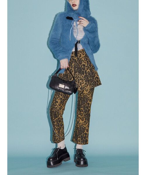 jouetie（ジュエティ）の「シャギーニットベルトカーディガン（カーディガン/ボレロ・レディース・グレー/ブルー/アイボリー・MEDIUM）」の20枚目の写真