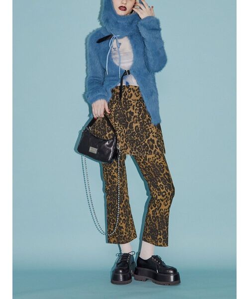 jouetie（ジュエティ）の「シャギーニットベルトカーディガン（カーディガン/ボレロ・レディース・グレー/ブルー/アイボリー・MEDIUM）」の21枚目の写真