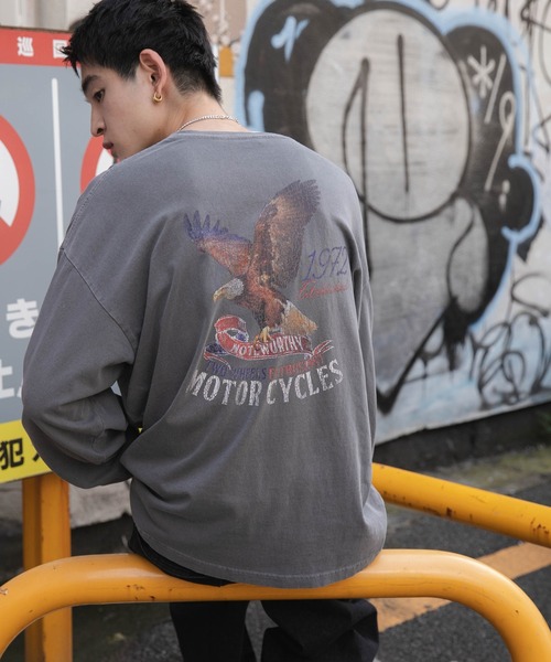 WEGO（ウィゴー）の「WEGO/ピグメントグラフィックT（Tシャツ/カットソー・メンズ・その他4/その他3/その他2/その他1・LARGE/MEDIUM）」の2枚目の写真