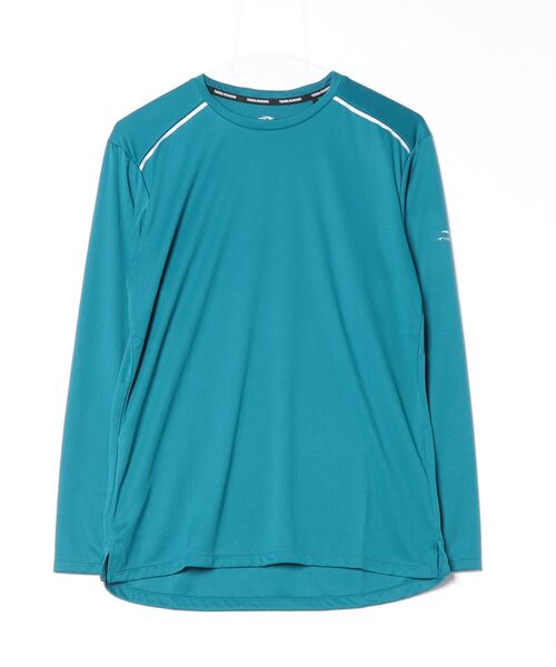 TIGORA(ティゴラ)の「ティゴラ TIGORA ランニング 無地長袖Tシャツ(Tシャツ/カットソー・メンズ・ブルー・S/M/L/LL)」の1枚目の写真