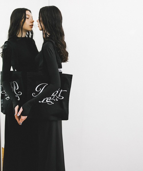 RODE SKO（ロデスコ）の「Pas De DANSE　Letter ToteBag（トートバッグ・レディース・ブラック/オフホワイト/ブラウン/ミント・-）」の9枚目の写真