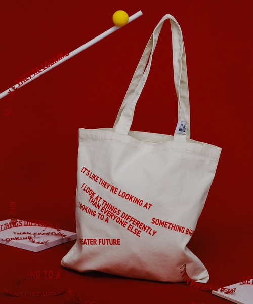 RODE SKO（ロデスコ）の「Pas De DANSE　Letter ToteBag（トートバッグ・レディース・ブラック/オフホワイト/ブラウン/ミント・-）」の2枚目の写真