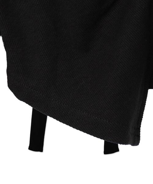 dispark（ディスパーク）の「DISPARK/フロントギャザーWジップロンT（Tシャツ/カットソー・レディース・ブラック/カーキ・FREE）」の20枚目の写真