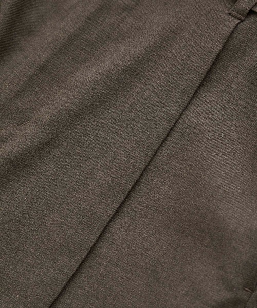 VIS（ビス）の「【セットアップ対応】ハイウエストワイドパンツ【洗える】（スラックス・レディース・チャコールグレー/ダークブラウン/ベージュ系その他・SS/S/M/L）」の8枚目の写真