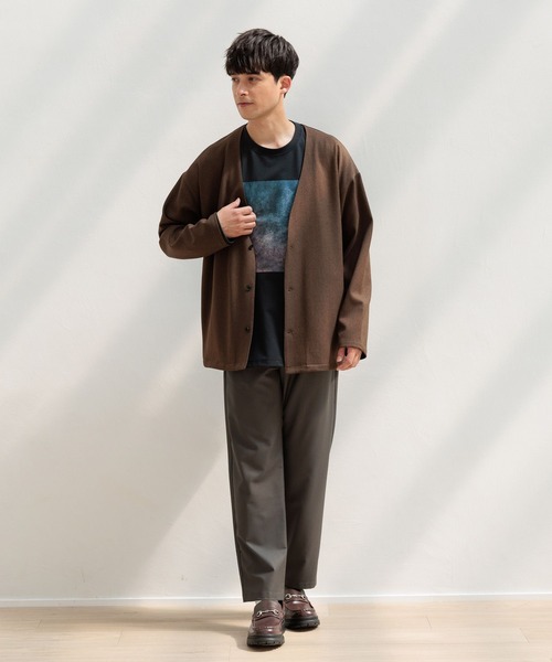 LAKOLE（ラコレ）の「アートグラフィックプリント長袖 / 145407（Tシャツ/カットソー・メンズ・ホワイト/ブラック/ブルー・MEDIUM/LARGE）」の5枚目の写真