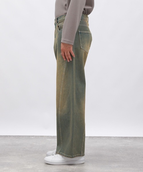 ①ご予約品 LAKOLE（ラコレ）の「ツイストデザインデニムパンツ/143975（デニム