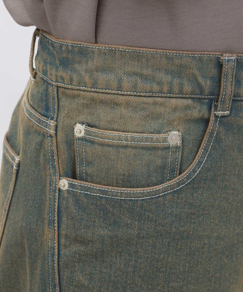 LAKOLE（ラコレ）の「ツイストデザインデニムパンツ/143975（デニム