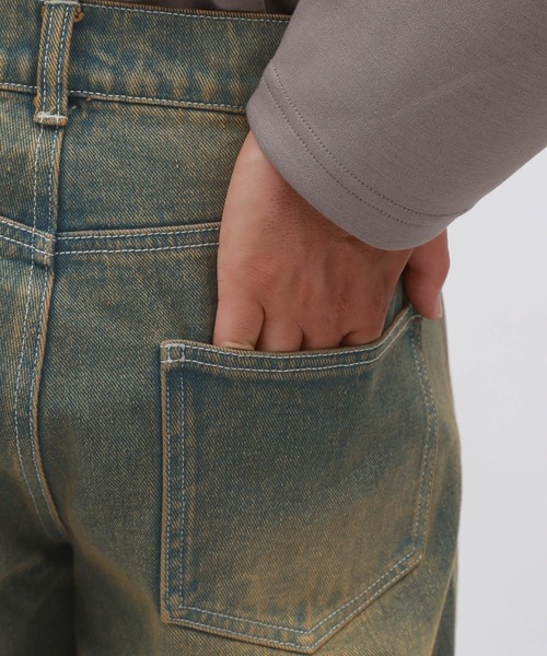 LAKOLE（ラコレ）の「ツイストデザインデニムパンツ/143975（デニム