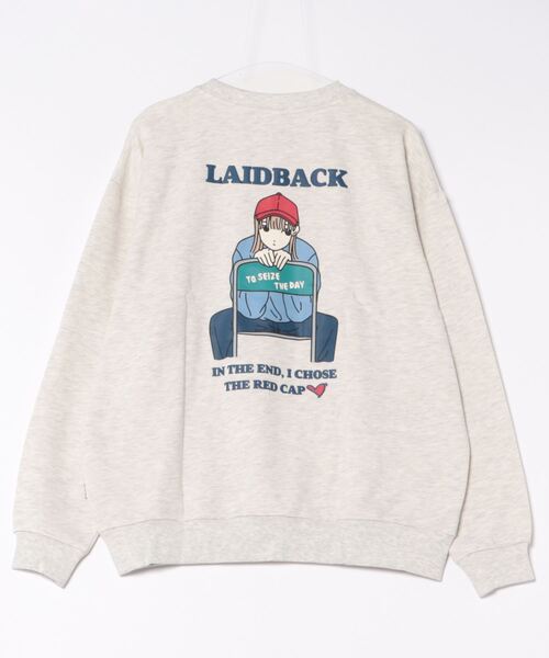 Red Cap Girl（レッドキャプガール）の「RED CAP GIRL/レッドキャップガール　裏毛/RCGバックプリントC/N（スウェット・レディース・アッシュグレー/ダークグリーン/ブラック/ホワイト系その他・M/L）」の18枚目の写真