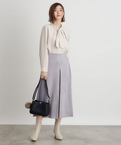 grove（グローブ）の「◆【人間工学】ラウンド3層ショルダー（ショルダーバッグ・レディース・ブラック/ダークグレー/ブルー系その他/ライトグレー・00）」の11枚目の写真