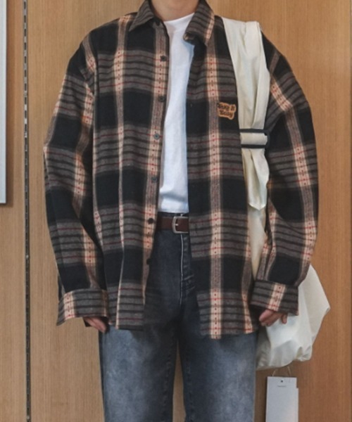 セール】BIG SALE開催中！【BY ATTENTION】 起毛 ワッペン 長袖