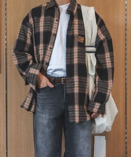 セール】BIG SALE開催中！【BY ATTENTION】 起毛 ワッペン 長袖