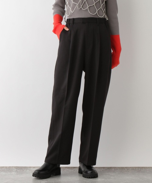 LEPSIM(レプシィム)の「コクーンパンツ 147567(その他パンツ・レディース・アイボリー/チャコールグレー/ブラック・FREE)」の2枚目の写真