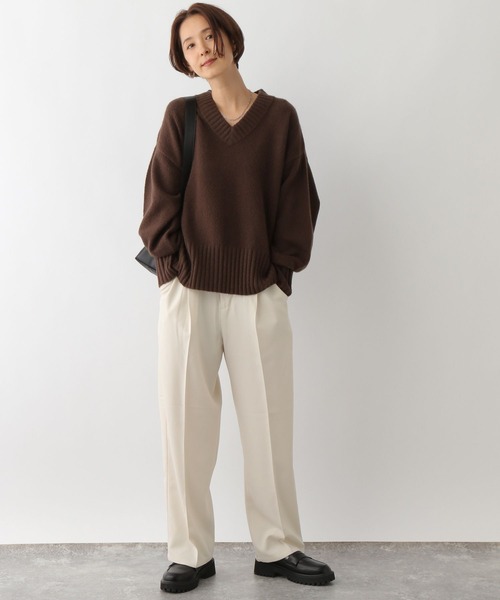 LEPSIM(レプシィム)の「コクーンパンツ 147567(その他パンツ・レディース・アイボリー/チャコールグレー/ブラック・FREE)」の8枚目の写真