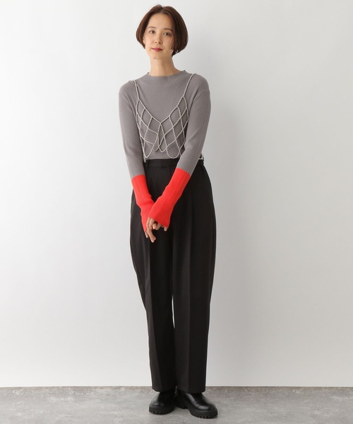 LEPSIM(レプシィム)の「コクーンパンツ 147567(その他パンツ・レディース・アイボリー/チャコールグレー/ブラック・FREE)」の11枚目の写真