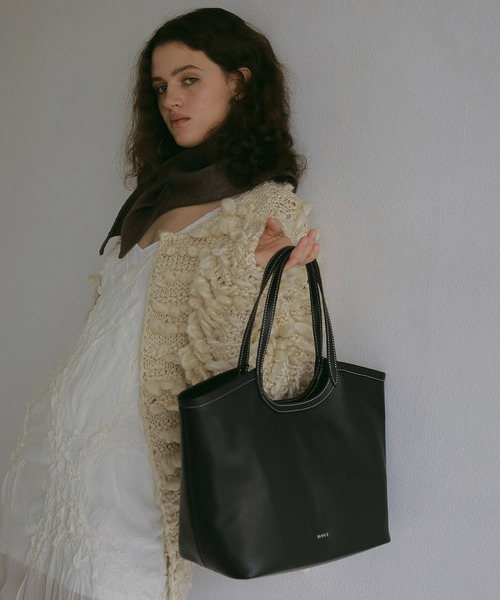 EFOLE（エフォル）の「【ZOZO限定】EFOLE logo tote bag / ロゴ トート バッグ（トートバッグ・レディース・ブラック/ベージュ・FREE）」の18枚目の写真