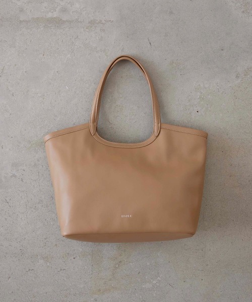 EFOLE（エフォル）の「【ZOZO限定】EFOLE logo tote bag / ロゴ トート バッグ（トートバッグ・レディース・ブラック/ベージュ・FREE）」の19枚目の写真