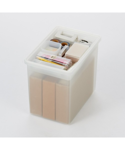 ポリプロピレン 収納ボックス 大 約幅25×奥行37×高さ31．5cm
