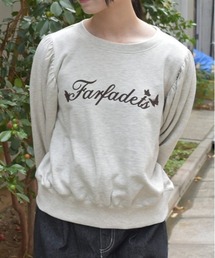 axes femme | フロッキープリントトレーナー(Tシャツ/カットソー)