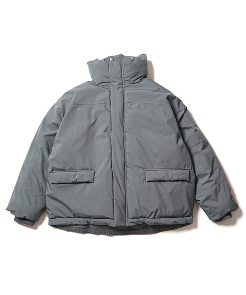 VENCEEXCHANGE（ヴァンスエクスチェンジ）の「【ユニセックス】ポリタスラン中わたハーフジャケット（ダウンジャケット/コート・メンズ・ライトグレー/チャコールグレー/ブラック・M/L/LL）」の3枚目の写真